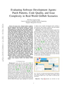 Evaluating Software Development Agents: Patch Patterns, Code Quality,
  and Issue Complexity in Real-World GitHub Scenarios