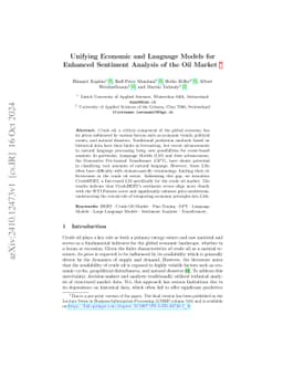 Unifying Economic and Language Models for Enhanced Sentiment Analysis of
  the Oil Market