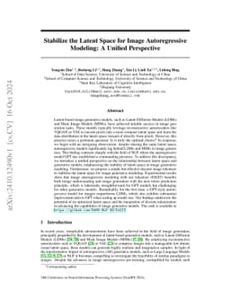 Stabilize the Latent Space for Image Autoregressive Modeling: A Unified
  Perspective