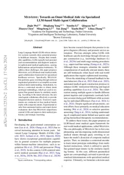 MedAide: Towards an Omni Medical Aide via Specialized LLM-based
  Multi-Agent Collaboration