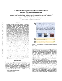 FTII-Bench: A Comprehensive Multimodal Benchmark for Flow Text with
  Image Insertion