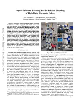 Physics-Informed Learning for the Friction Modeling of High-Ratio
  Harmonic Drives