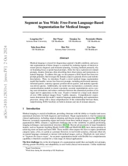Segment as You Wish -- Free-Form Language-Based Segmentation for Medical
  Images