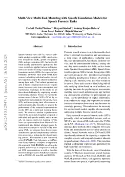 Multi-View Multi-Task Modeling with Speech Foundation Models for Speech
  Forensic Tasks