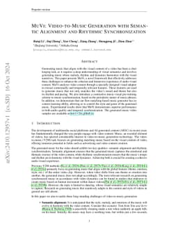 MuVi: Video-to-Music Generation with Semantic Alignment and Rhythmic
  Synchronization