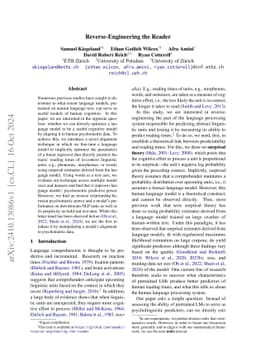 Reverse-Engineering the Reader