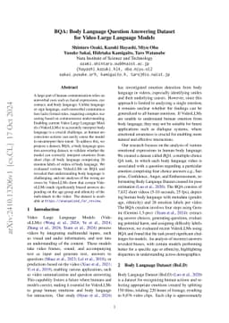 BQA: Body Language Question Answering Dataset for Video Large Language
  Models