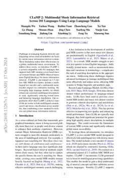 CLaMP 2: Multimodal Music Information Retrieval Across 101 Languages Using Large Language Models