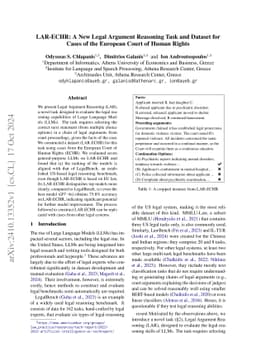 LAR-ECHR: A New Legal Argument Reasoning Task and Dataset for Cases of
  the European Court of Human Rights