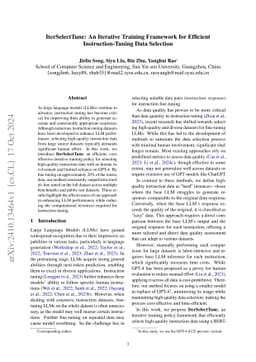 IterSelectTune: An Iterative Training Framework for Efficient
  Instruction-Tuning Data Selection