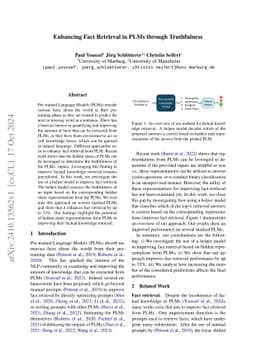 Enhancing Fact Retrieval in PLMs through Truthfulness