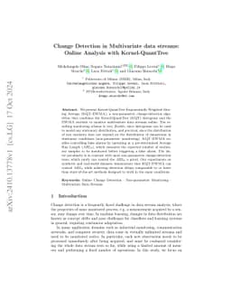 Change Detection in Multivariate data streams: Online Analysis with
  Kernel-QuantTree