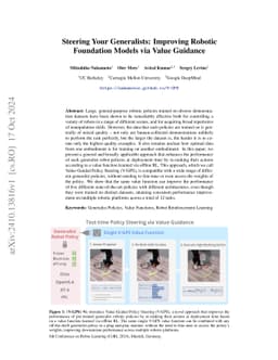 Steering Your Generalists: Improving Robotic Foundation Models via Value Guidance