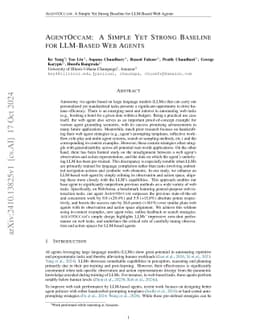 AgentOccam: A Simple Yet Strong Baseline for LLM-Based Web Agents