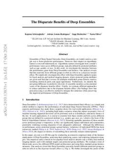The Disparate Benefits of Deep Ensembles
