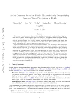 Active-Dormant Attention Heads: Mechanistically Demystifying
  Extreme-Token Phenomena in LLMs