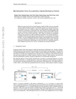 Retrospective Learning from Interactions