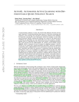 AutoAL: Automated Active Learning with Differentiable Query Strategy
  Search