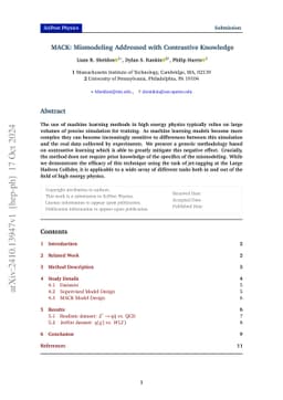 MACK: Mismodeling Addressed with Contrastive Knowledge