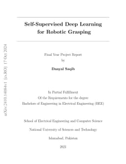 Self Supervised Deep Learning for Robot Grasping