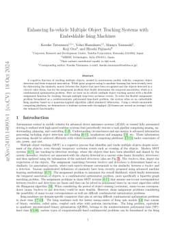 Enhancing In-vehicle Multiple Object Tracking Systems with Embeddable
  Ising Machines