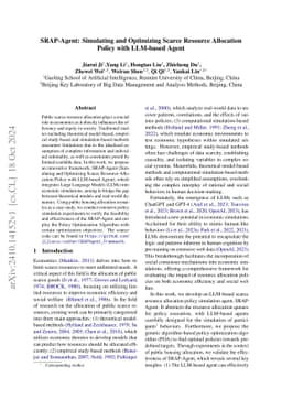 SRAP-Agent: Simulating and Optimizing Scarce Resource Allocation Policy
  with LLM-based Agent