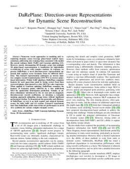 DaRePlane: Direction-aware Representations for Dynamic Scene
  Reconstruction