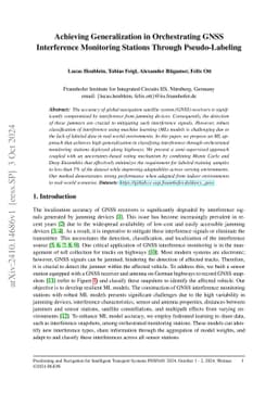 Achieving Generalization in Orchestrating GNSS Interference Monitoring
  Stations Through Pseudo-Labeling