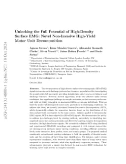 Unlocking the Full Potential of High-Density Surface EMG: Novel
  Non-Invasive High-Yield Motor Unit Decomposition