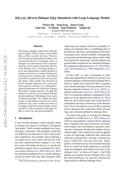DFlow: Diverse Dialogue Flow Simulation with Large Language Models