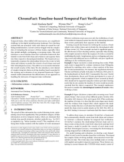ChronoFact: Timeline-based Temporal Fact Verification