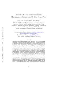 NeuralMAG: Fast and Generalizable Micromagnetic Simulation with Deep
  Neural Nets