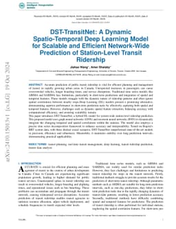 DST-TransitNet: A Dynamic Spatio-Temporal Deep Learning Model for
  Scalable and Efficient Network-Wide Prediction of Station-Level Transit
  Ridership