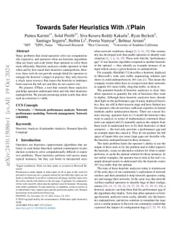 Towards Safer Heuristics With XPlain
