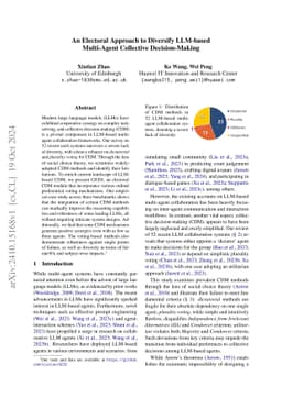 An Electoral Approach to Diversify LLM-based Multi-Agent Collective
  Decision-Making