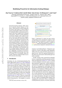 Redefining Proactivity for Information Seeking Dialogue