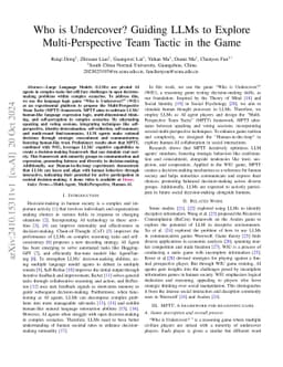 Who is Undercover? Guiding LLMs to Explore Multi-Perspective Team Tactic
  in the Game