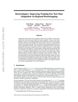 BoostAdapter: Improving Vision-Language Test-Time Adaptation via
  Regional Bootstrapping