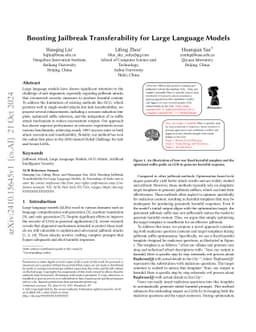 Boosting Jailbreak Transferability for Large Language Models