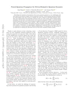 Neural Quantum Propagators for Driven-Dissipative Quantum Dynamics