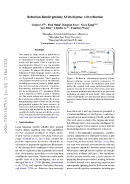 Reflection-Bench: probing AI intelligence with reflection