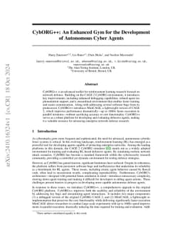 CybORG++: An Enhanced Gym for the Development of Autonomous Cyber Agents