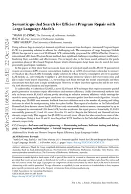 Semantic-guided Search for Efficient Program Repair with Large Language
  Models
