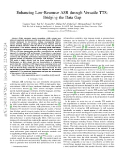 Enhancing Low-Resource ASR through Versatile TTS: Bridging the Data Gap