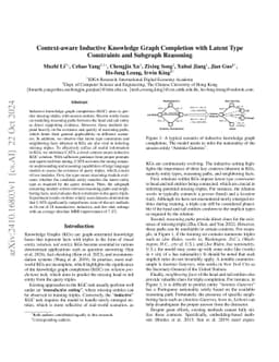 Context-aware Inductive Knowledge Graph Completion with Latent Type
  Constraints and Subgraph Reasoning