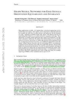 Graph Neural Networks for Edge Signals: Orientation Equivariance and Invariance