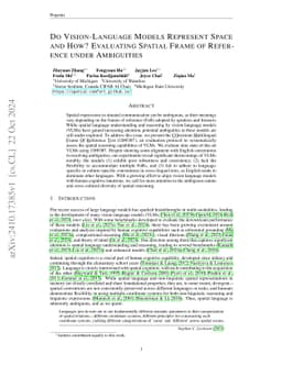 Do Vision-Language Models Represent Space and How? Evaluating Spatial Frame of Reference Under Ambiguities
