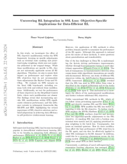 Uncovering RL Integration in SSL Loss: Objective-Specific Implications for Data-Efficient RL