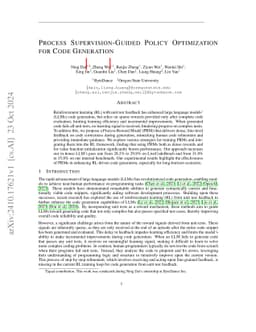 Process Supervision-Guided Policy Optimization for Code Generation