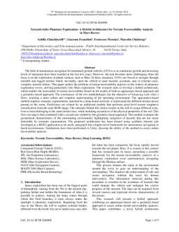 Towards Safer Planetary Exploration: A Hybrid Architecture for Terrain
  Traversability Analysis in Mars Rovers